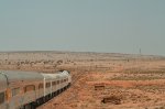 Grand Canyon Railway traveling to the Canyon